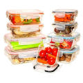 Hot selling food box borosilicate glass cookware kitchen container storage